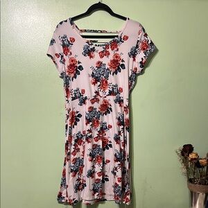 Floral Print Women's Dress